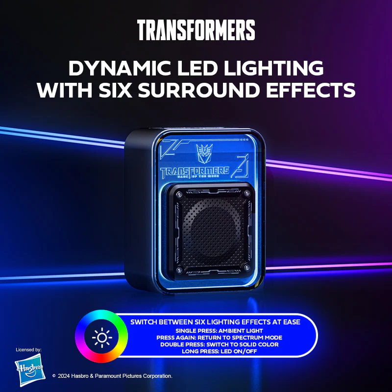Transformers TF-Y02 Portable Wireless Bluetooth Speaker - Image 10