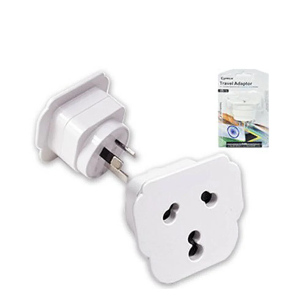 Travel Power Adapter India/South Africa Sockets to AU/NZ Plug - Image 3
