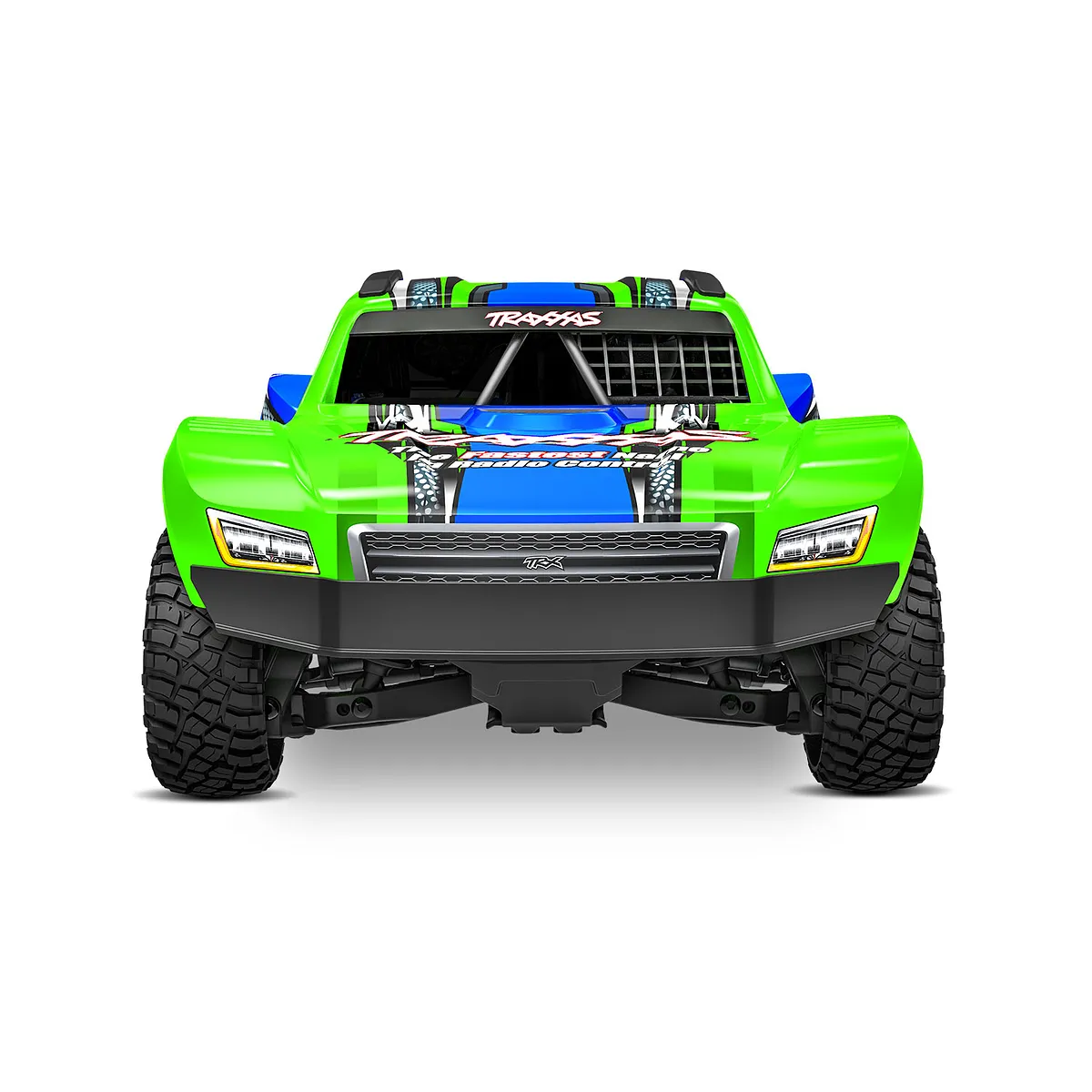 Traxxas Mini Slash 4X4 BL2S RC Short Course Truck Electric Brushless 4WD 1/16 Scale RTR - Yellow - Image 6
