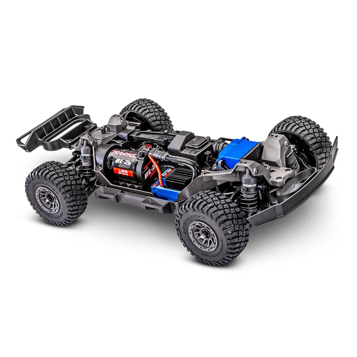 Traxxas Mini Slash 4X4 BL2S RC Short Course Truck Electric Brushless 4WD 1/16 Scale RTR - Yellow - Image 8