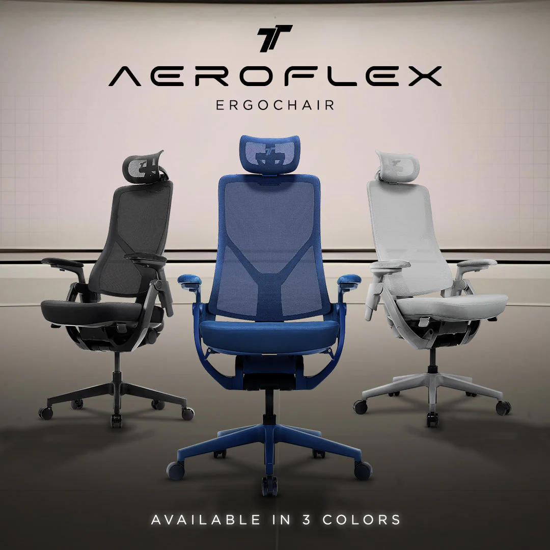TT Aeroflex Ergochair - Graphite Black - Image 2