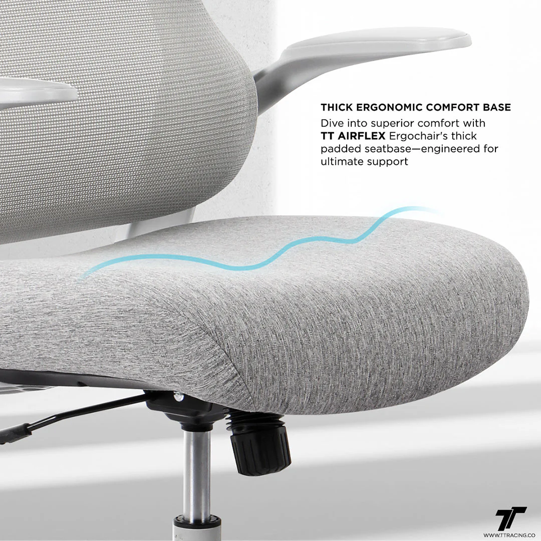 TT AIRFLEX Ergochair - Ashy Grey - Image 4