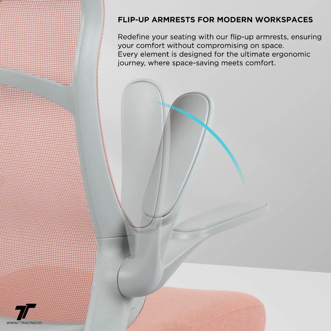 TT AIRFLEX Ergochair - Ashy Grey - Image 6