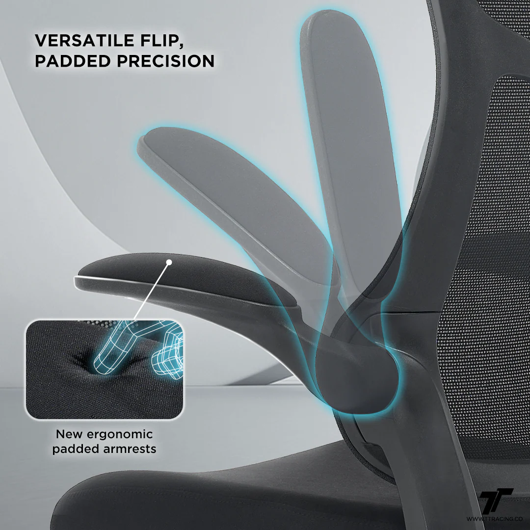 TT AIRFLEX V2 Ergochair - Graphite Black - Image 4