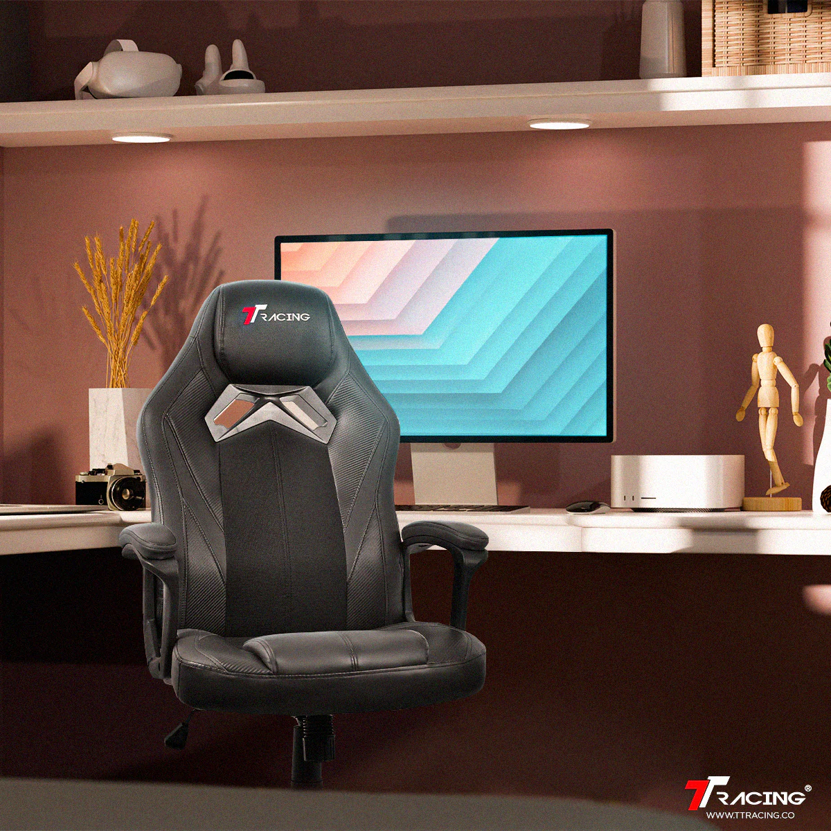 TTRacing Duo V3 Gaming Chair (Grey) - Image 2
