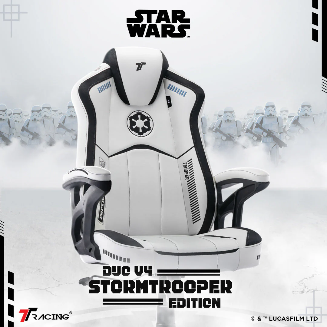 TTRacing Duo V4 Gaming Chair (Stormtrooper Edition) - Image 2
