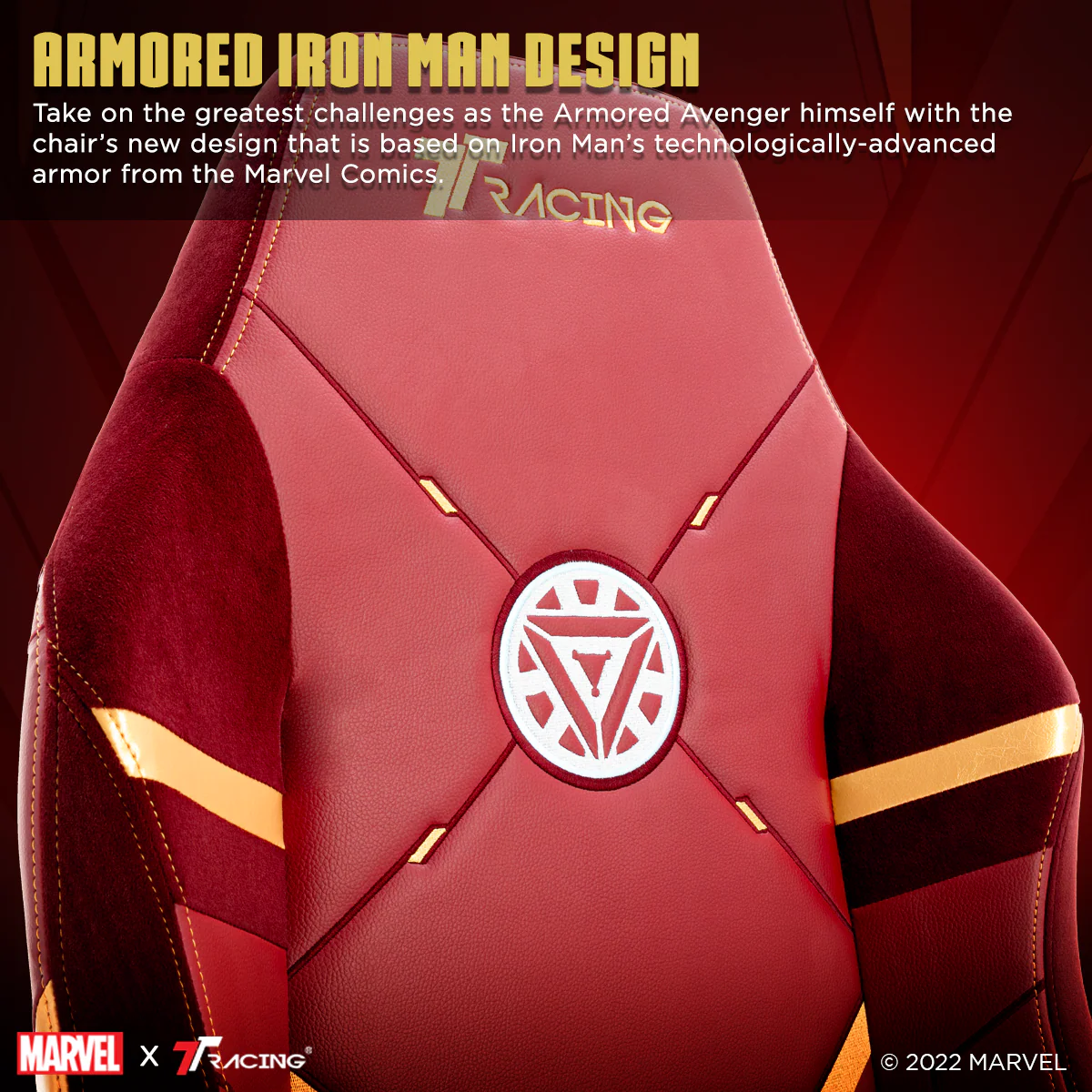 TTRacing Maxx Gaming Chair - Iron Man Edition - Image 4