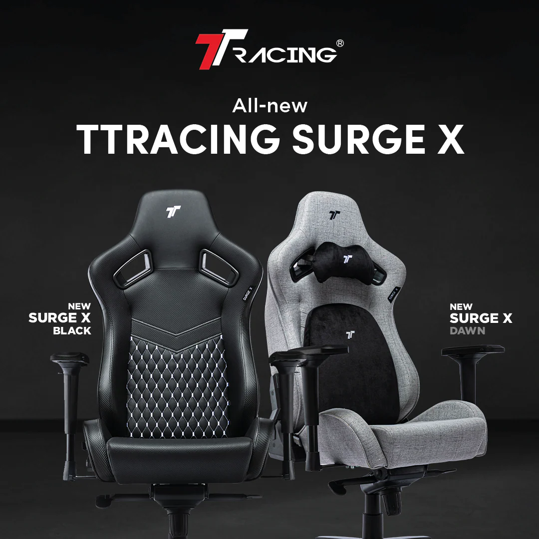 TTRacing Surge X Air Threads Fabric Gaming Chair (Dawn) - Image 2