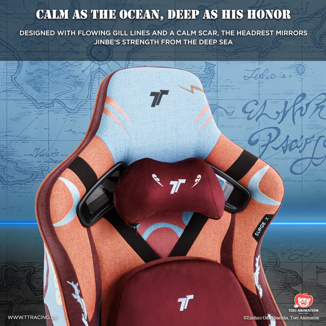TTRacing Surge X Air Threads Fabric Gaming Chair - Jinbe Edition - Image 3