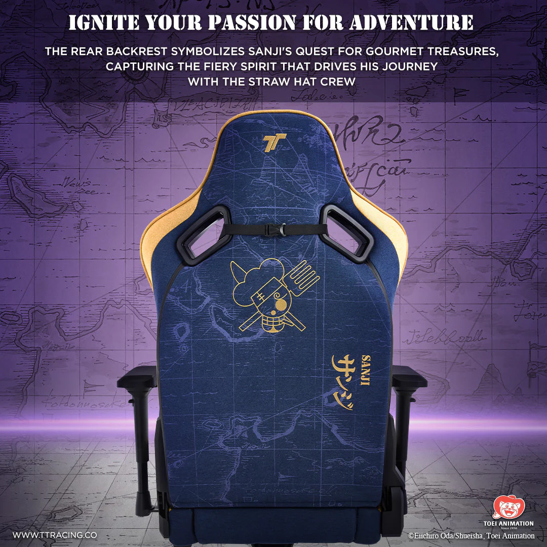 TTRacing Surge X Air Threads Fabric Gaming Chair - Sanji Edition - Image 5