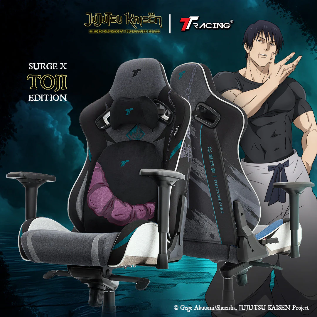 TTRacing Surge X Air Threads Fabric Gaming Chair - Toji Edition - Image 2