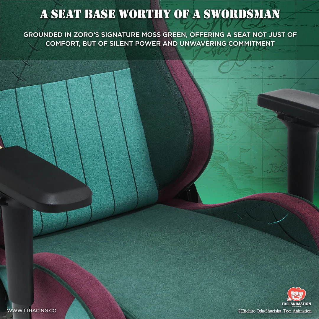 TTRacing Surge X Air Threads Fabric Gaming Chair - Zoro Edition - Image 4