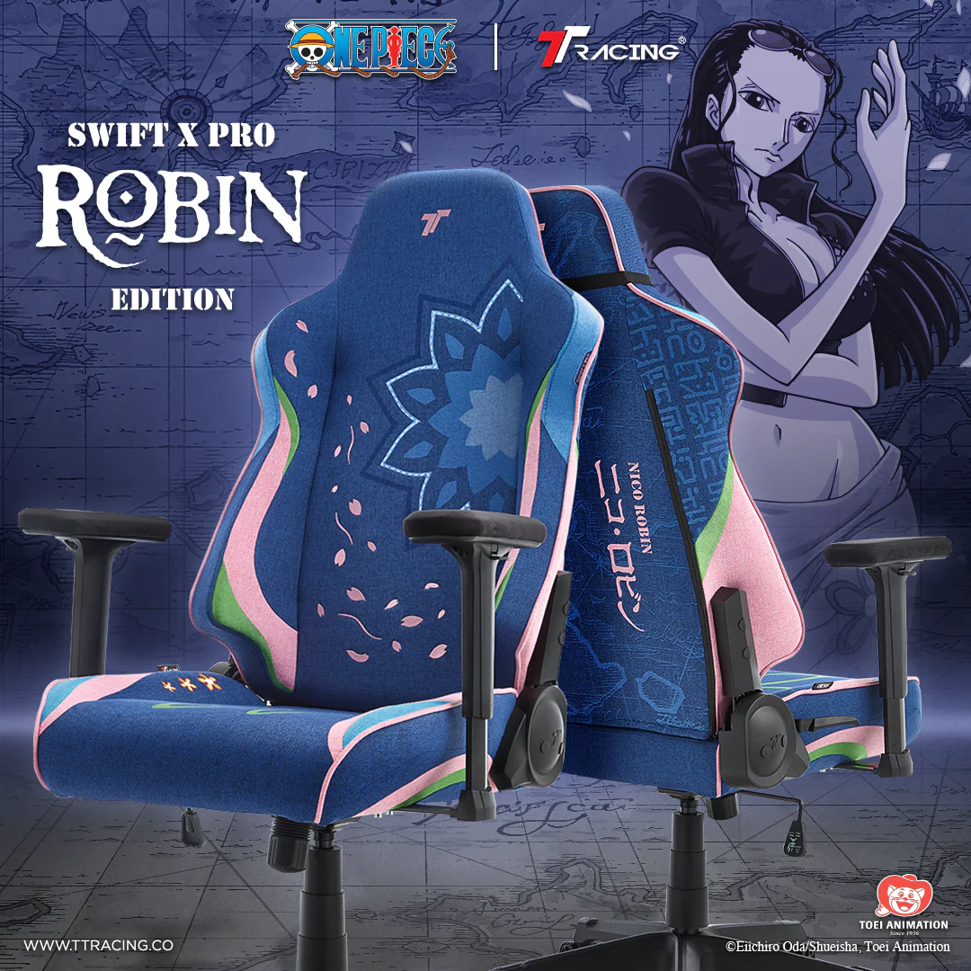 TTRacing Swift X Pro Air Threads Fabric Gaming Chair (Robin Edition) - Image 2