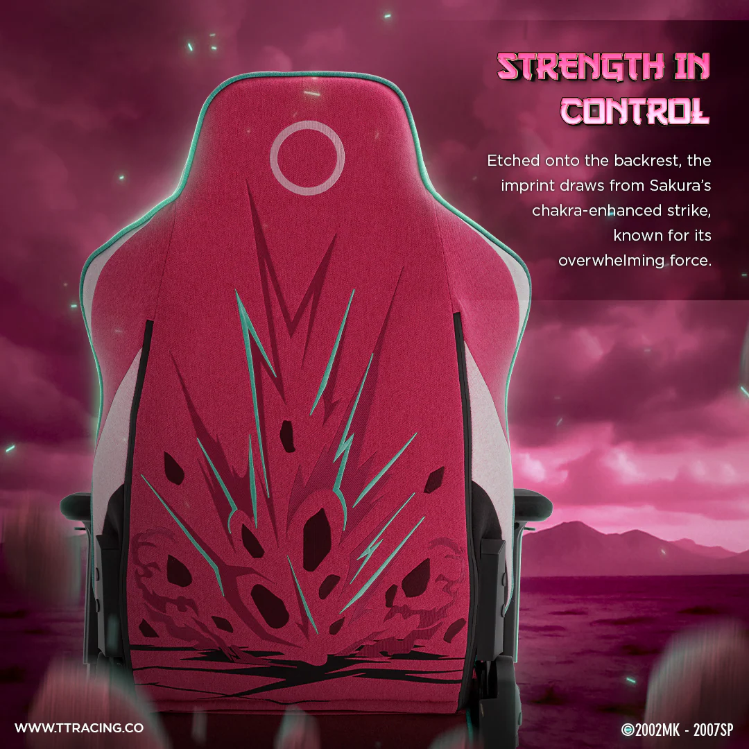 TTRacing Swift X Pro Air Threads Fabric Gaming Chair (Sakura Edition) - Image 5