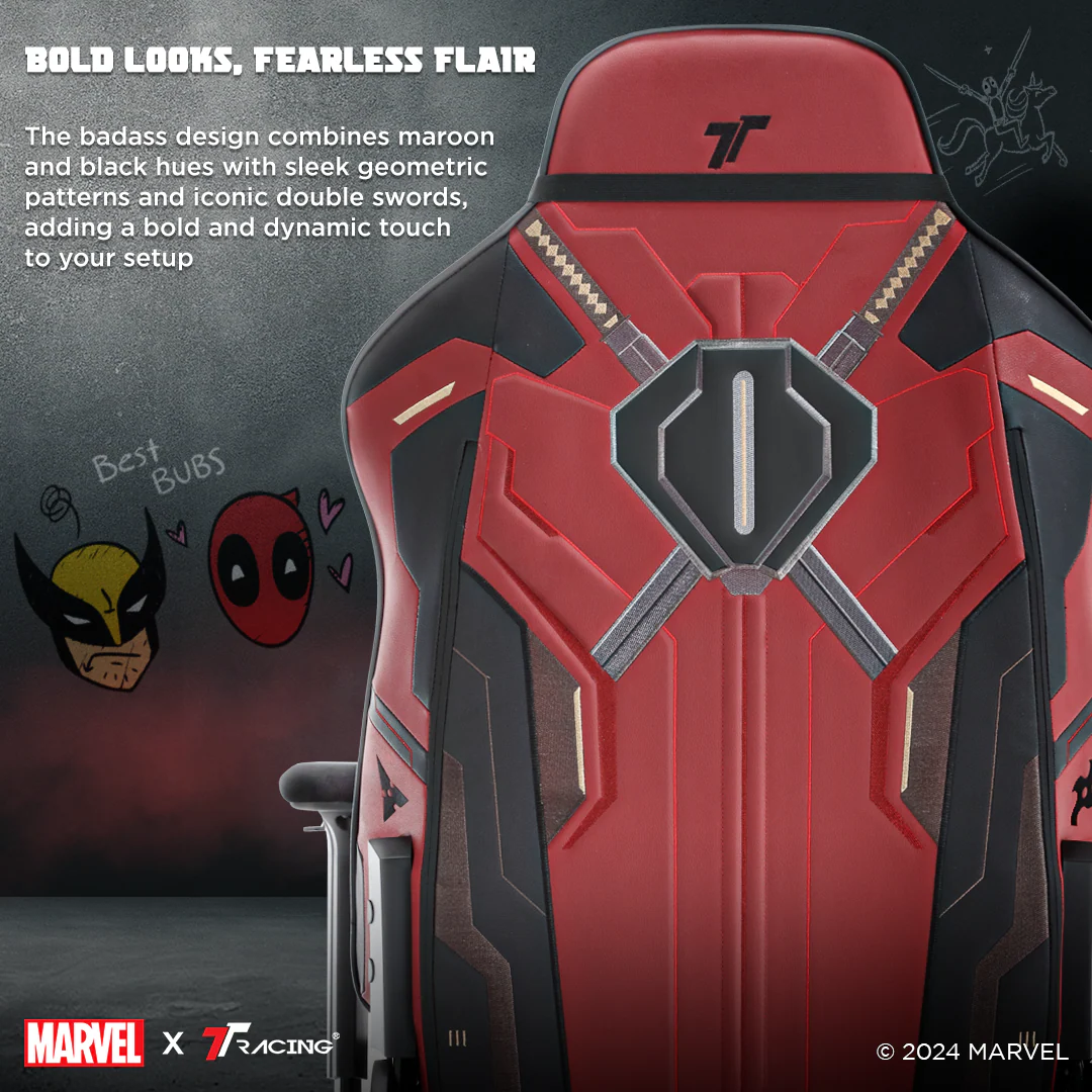 TTRacing Swift X Pro Gaming Chair - Deadpool Edition - Image 4
