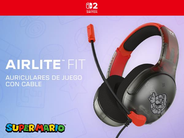 Turtle Beach Airlite Fit Wired Gaming Headset for Nintendo Switch 2 (Mario Star) - Image 10