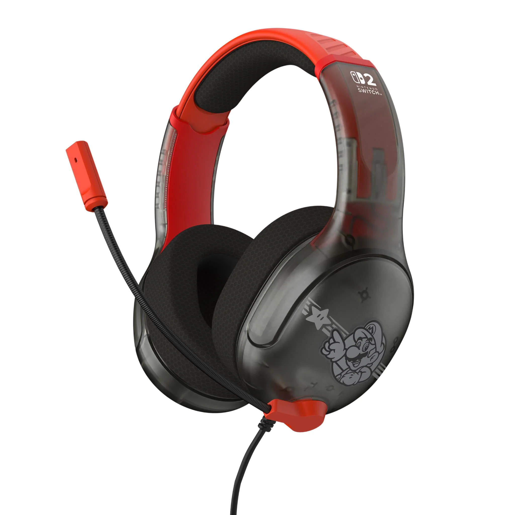Turtle Beach Airlite Fit Wired Gaming Headset for Nintendo Switch 2 (Mario Star) - Image 2