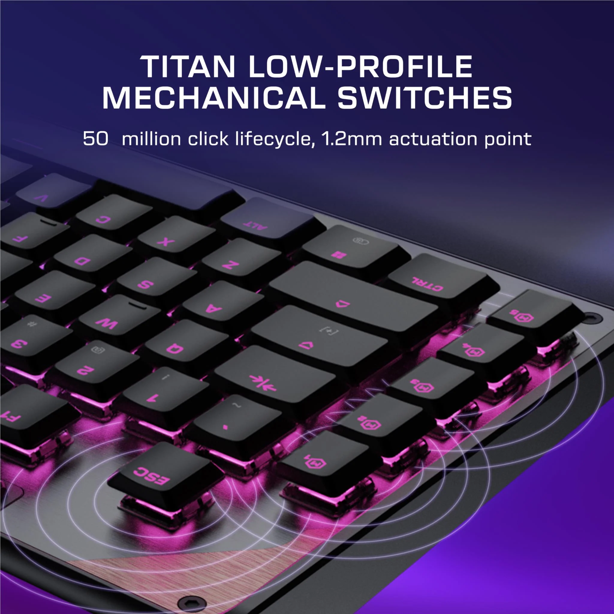 Turtle Beach Command Series KB5 Wired Keyboard - Image 3