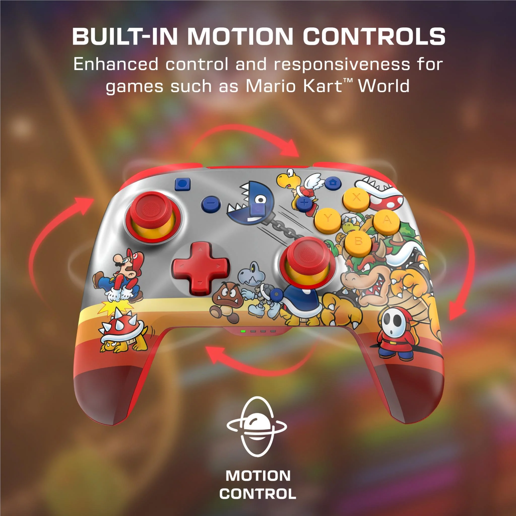 Turtle Beach Rematch Wireless RGB Gaming Controller for Nintendo Switch 2 (Koopa Troop) - Image 7