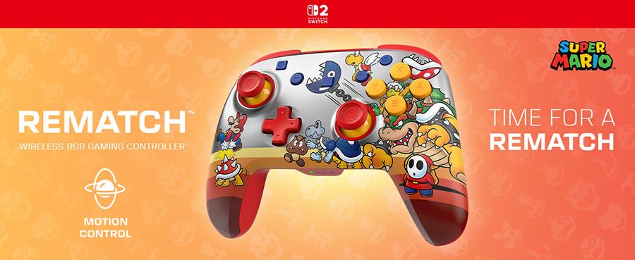 Turtle Beach Rematch Wireless RGB Gaming Controller for Nintendo Switch 2 (Koopa Troop) - Image 9