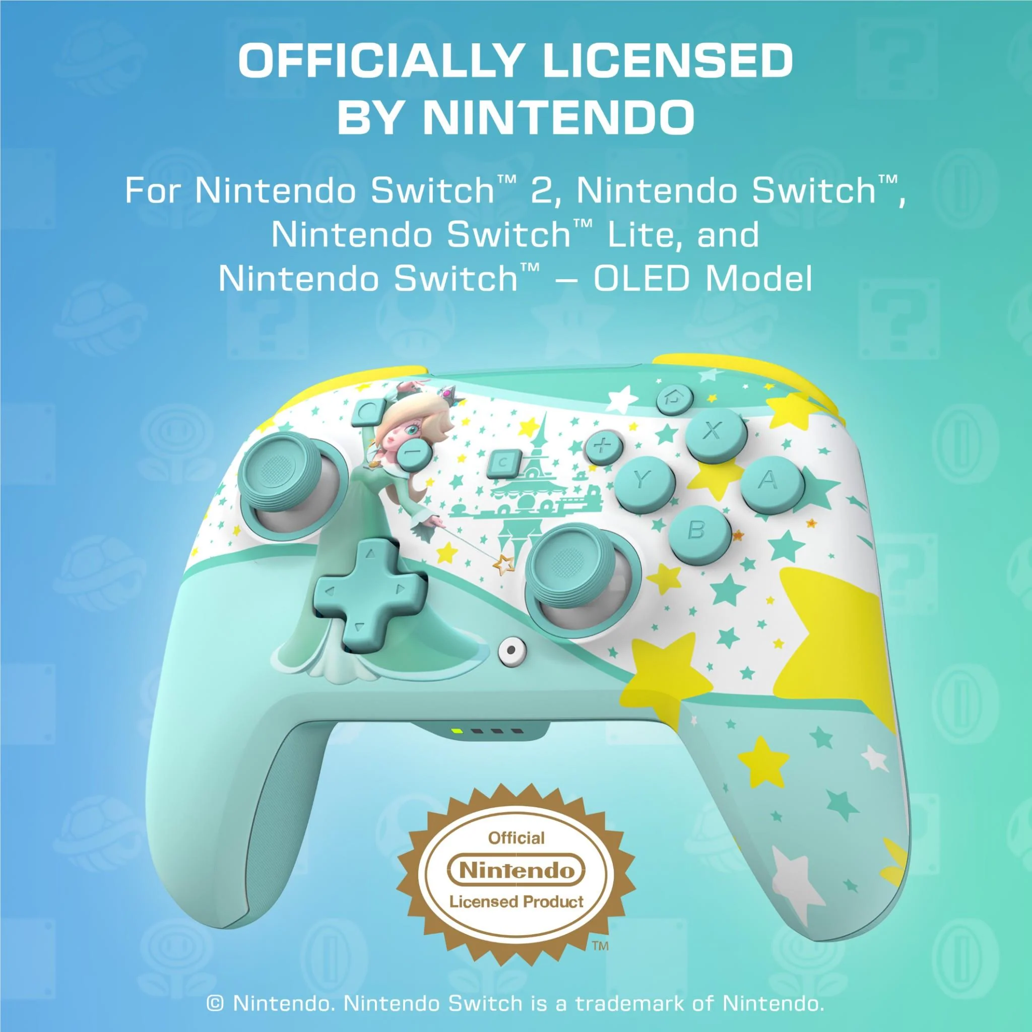Turtle Beach Rematch Wireless RGB Gaming Controller for Nintendo Switch 2 (Rosalina) - Image 2