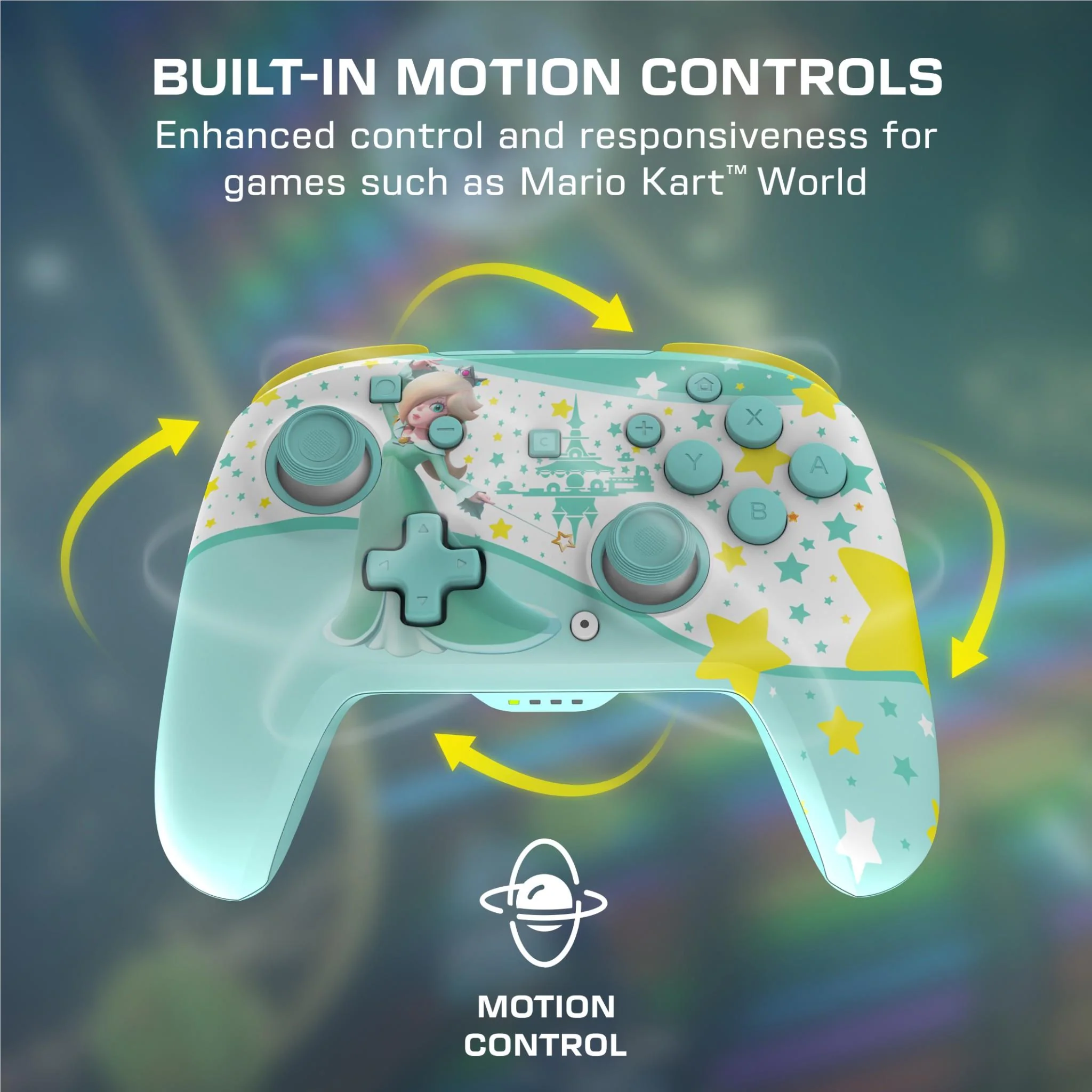 Turtle Beach Rematch Wireless RGB Gaming Controller for Nintendo Switch 2 (Rosalina) - Image 7