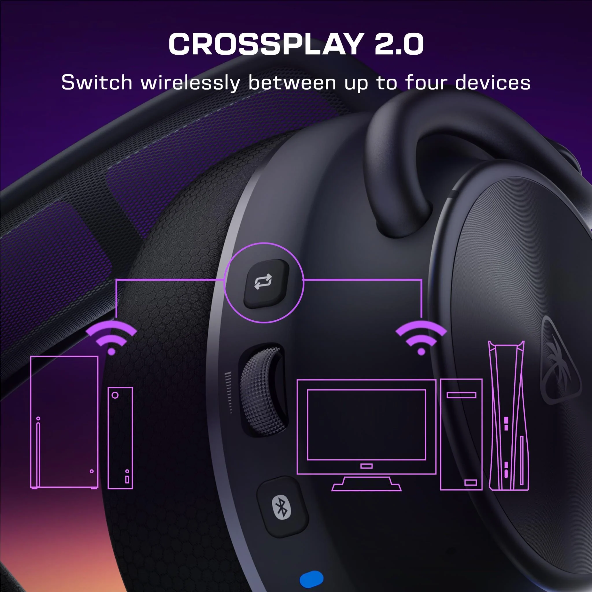 Turtle Beach Stealth Pro II Wireless Headset (Black) - Image 6