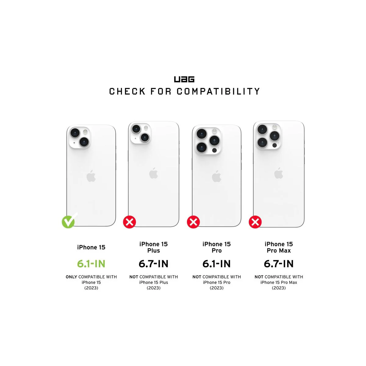 UAG Metropolis LT Kevlar Magsafe Phone Case for iPhone 15 (Black) - Image 6