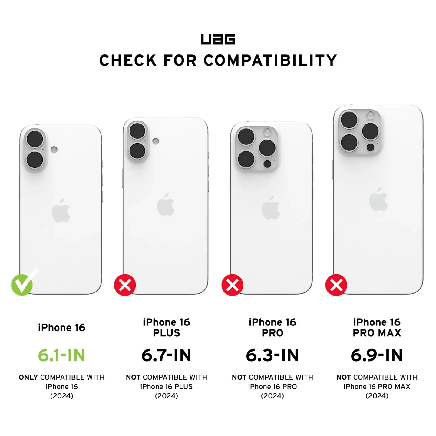 UAG Monarch Pro Rugged Phone Case for iPhone 16 (Crimson) - Image 6