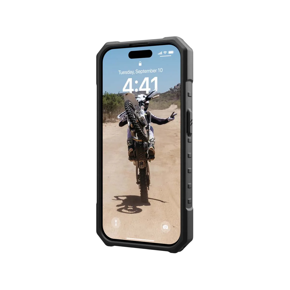 UAG Pathfinder Magsafe Phone Case for iPhone 15 Pro - Olive Drab - Image 5
