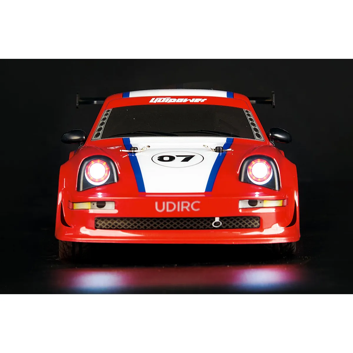 UDI Amphicyon RC Drift Car Electric 4WD 1/16 Scale RTR (Red) - Image 5