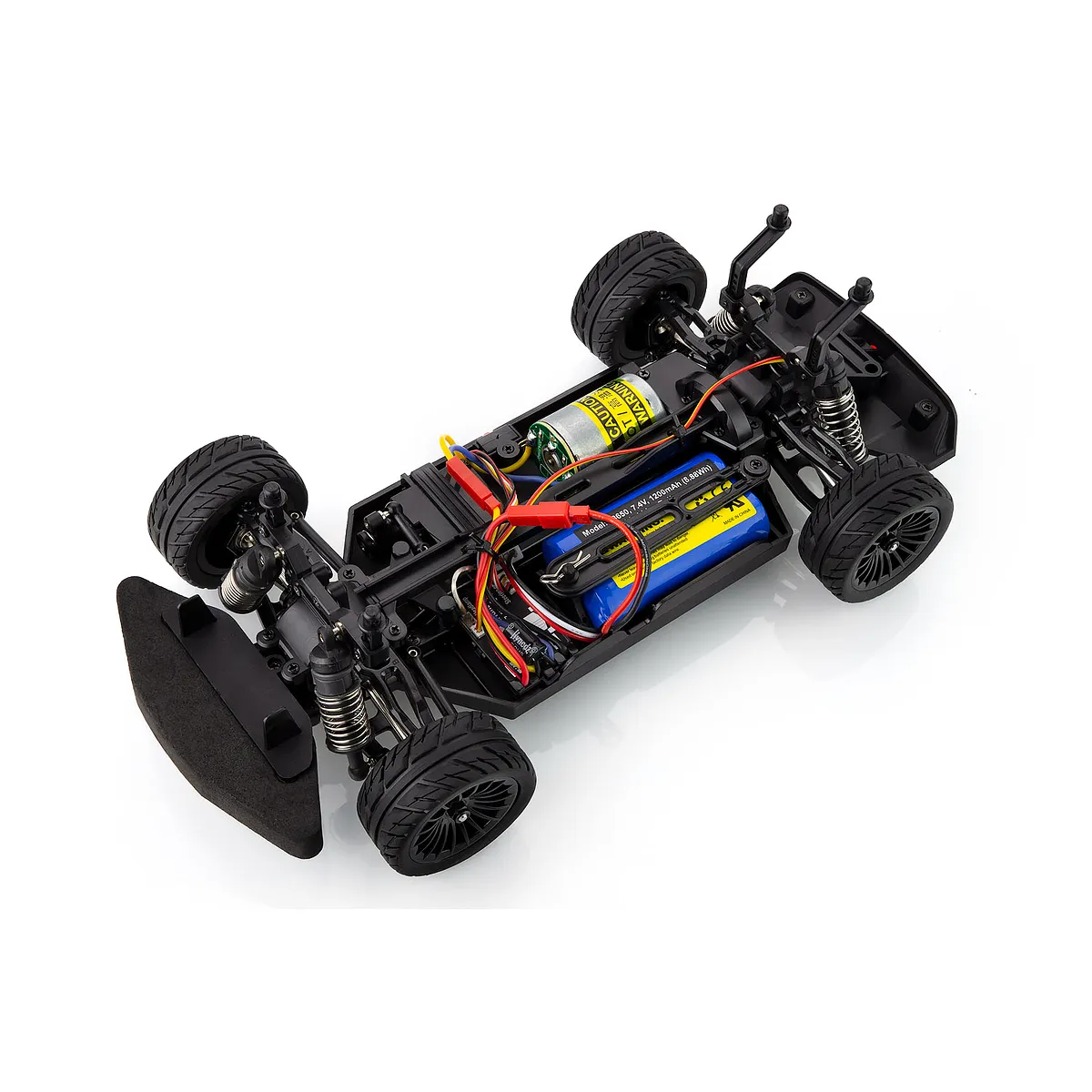 UDI Rally RC Drift Car Electric 4WD 1/16 Scale RTR (Black) - Image 8