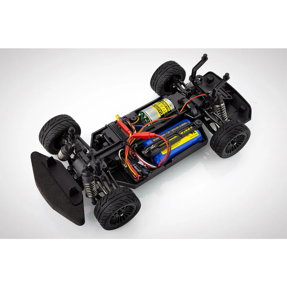 UDI Rally RC Drift Car Electric 4WD 1/16 Scale RTR (White) - Image 6