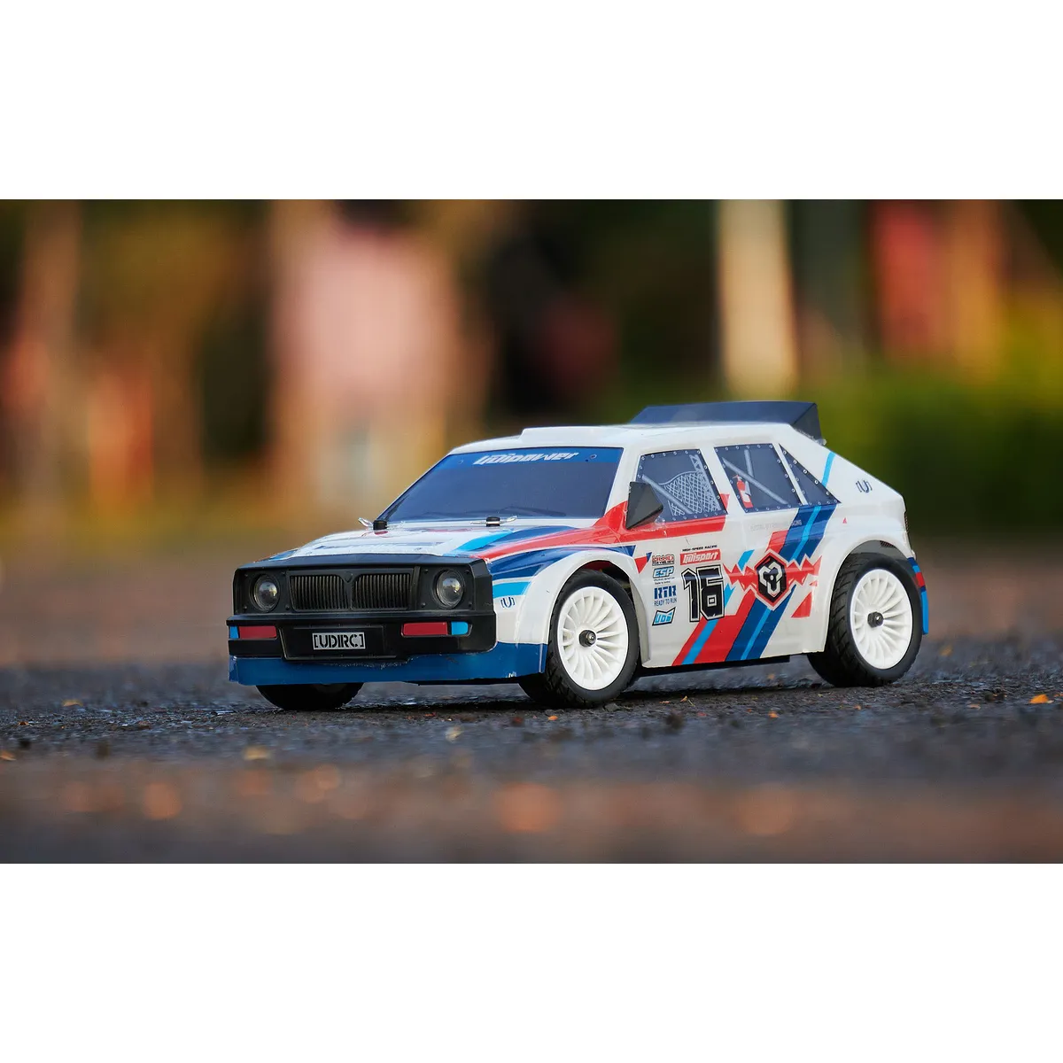 UDI Rally RC Drift Car Electric 4WD 1/16 Scale RTR (White) - Image 7