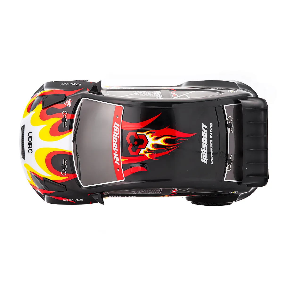 UDI Rally RC Drift Car Electric Brushless 4WD 1/16 Scale RTR (Black) - Image 7