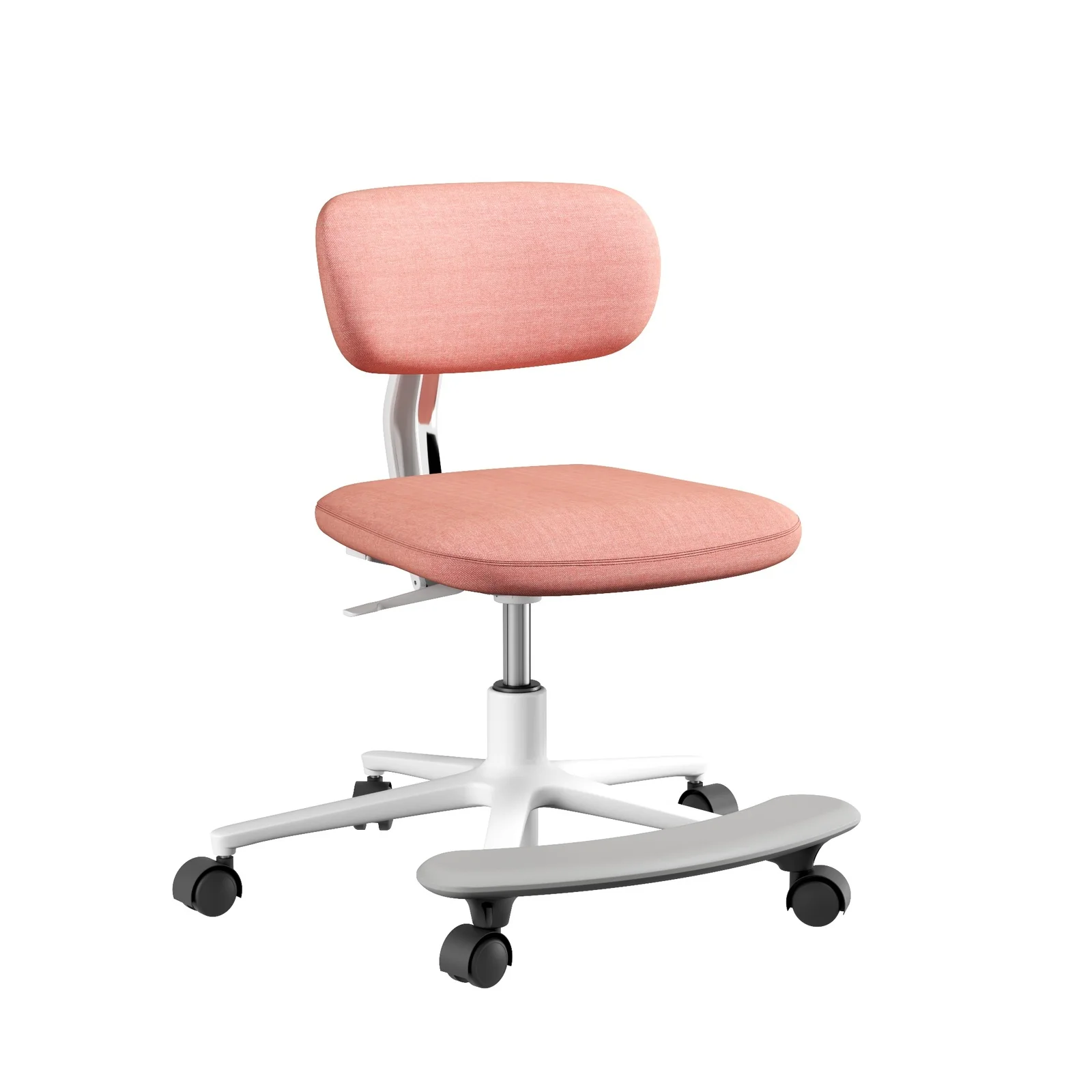 UFOU Cassia Ergonomic Kids Study Chair (Coral Red) - Image 2