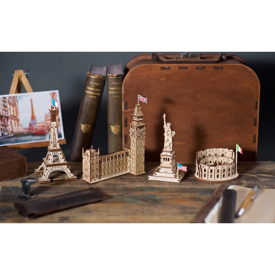 Ugears Big Ben Wooden 3D Puzzle Mini Model Kit - Image 5