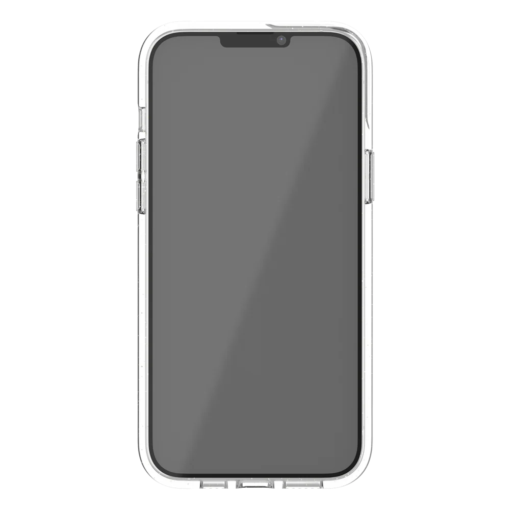 Ugly Rubber iPhone 13 Pro Max Vogue Glitter Infused Armor Case (Clear) - Image 4