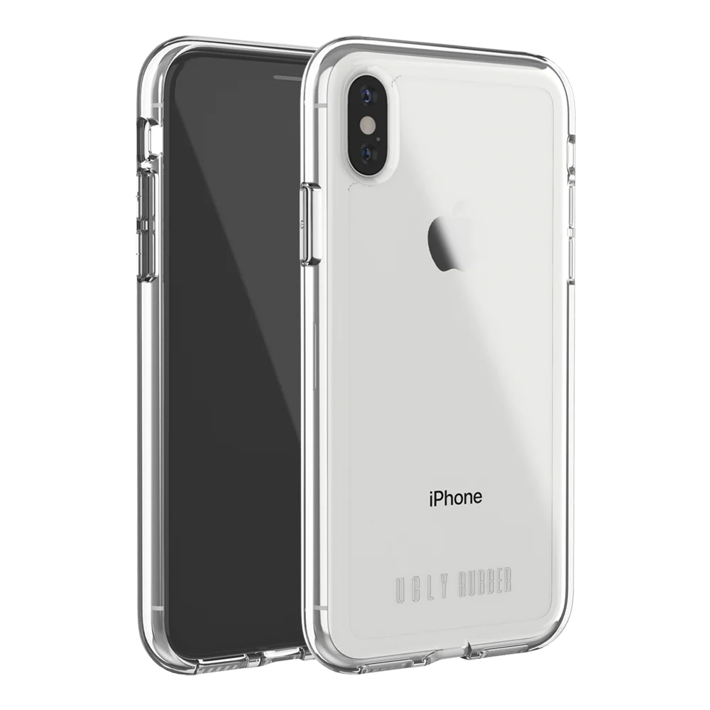 Ugly Rubber iPhone Xs Max Pure Transparent Armor - Image 2