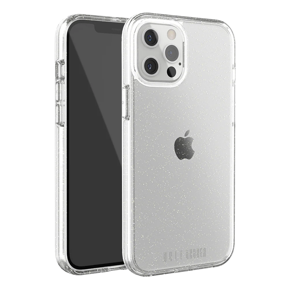 Ugly Rubber Vogue for iPhone 12 Pro Max - Glitter Clear - Image 2