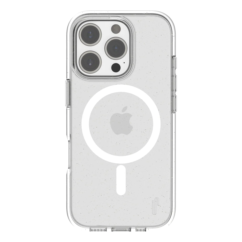 Ugly Rubber Vogue for iPhone 16 Pro (Glitter Clear) - Image 3