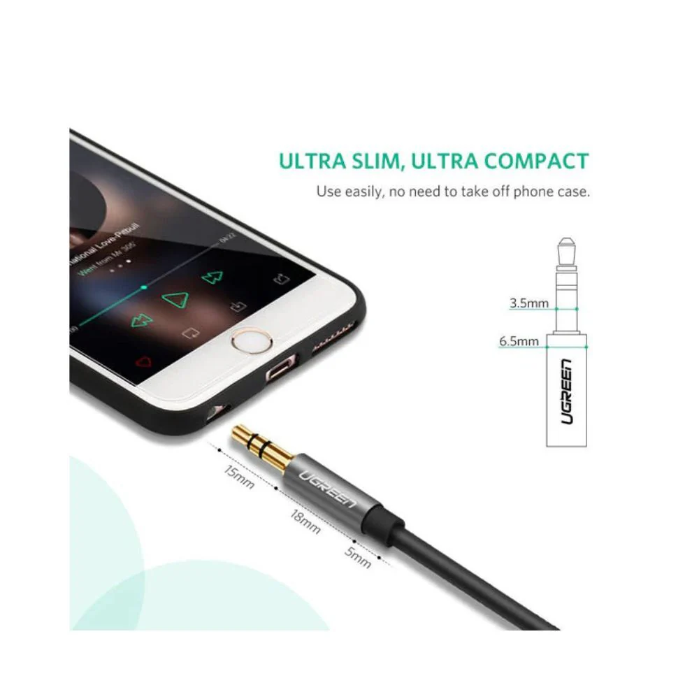 UGREEN 3.5mm Male to Female Audio Extension Cable - Image 5