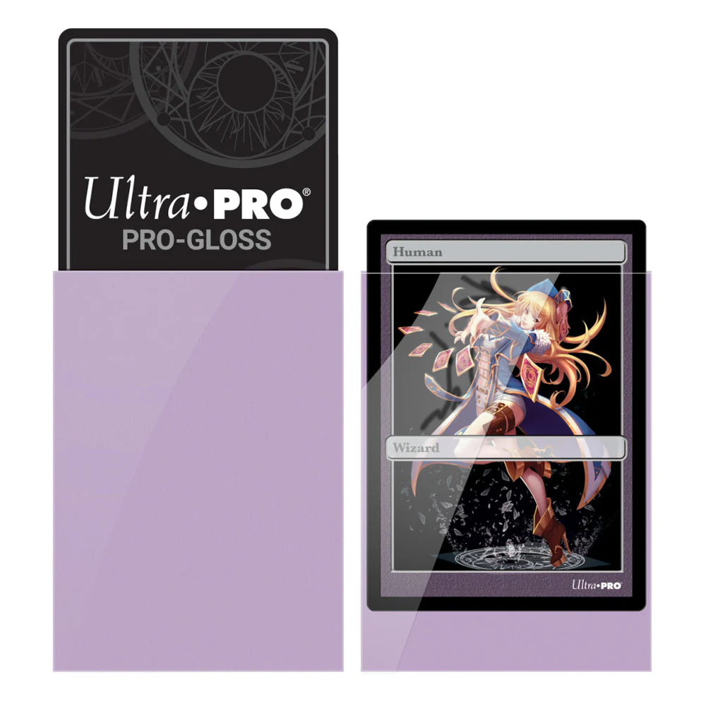 Ultra Pro: UP15261 PRO-Gloss 60ct Small Deck Protector sleeves: Lilac - Image 3