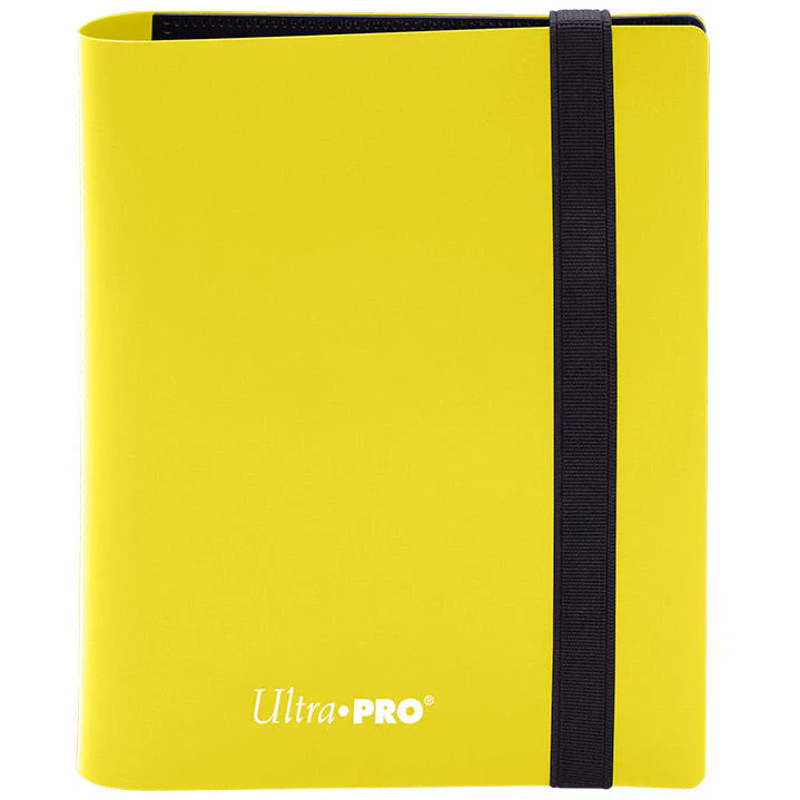 Ultra Pro: UP15371 2-Pocket Eclipse Lemon Yellow PRO-Binder