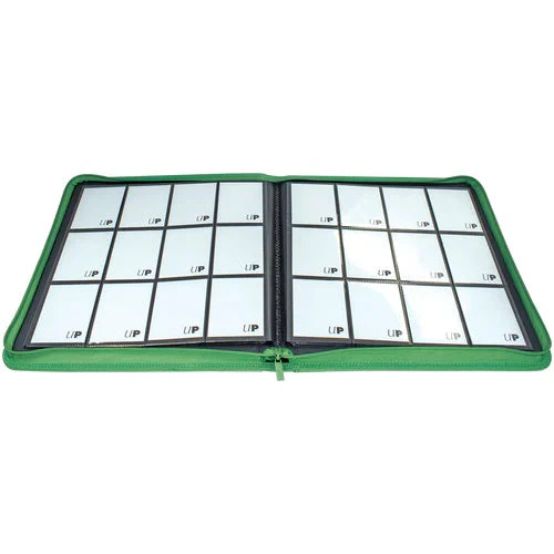 Ultra Pro: UP15741 Vivid 12-Pocket Zippered PRO-Binder (Green) - Image 2