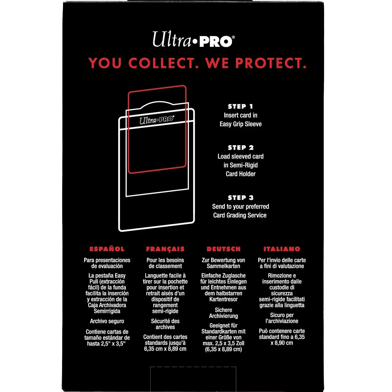 Ultra Pro UP16572 Card Grading Submission Combo 50 Pack Sleeves - Image 3