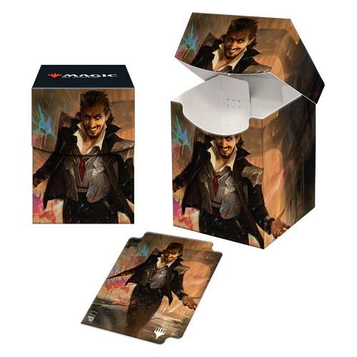Ultra Pro: UP19340 Streets of New Capenna 100+ Deck Box B featuring Anhelo the Painter for MtG Cards - Image 2