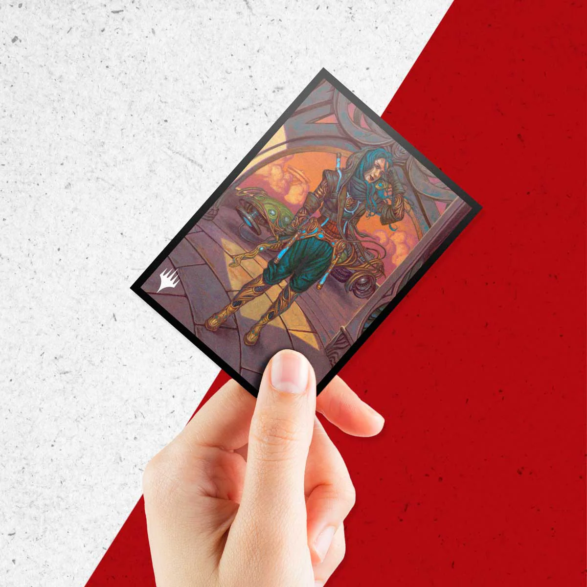 Ultra Pro: UP38663 MTG 2025 Aetherdrift 100ct Deck Protector Sleeves Borderless Racer 1 MtG - Image 3