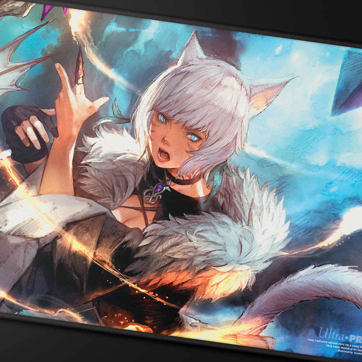 Ultra Pro: UP38766 Magic the Gathering - FINAL FANTASY Black Stitched Playmat Premium Z for MtG - Image 2