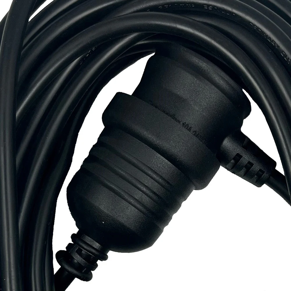 Ultracharge 10m Extension Lead 10A with Piggy Back Plug (Black) - Image 2